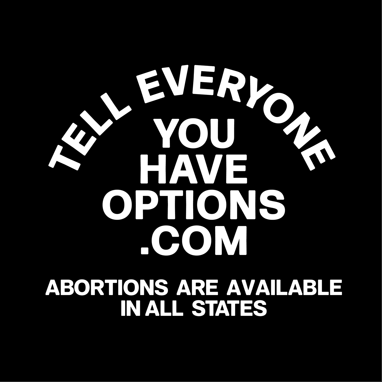 Tell everyone youhaveoptions.com